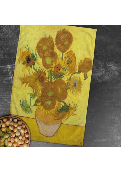 Sunflowers / Ayçiçekleri Mutfak Havlusu 2 Adet fiyatları