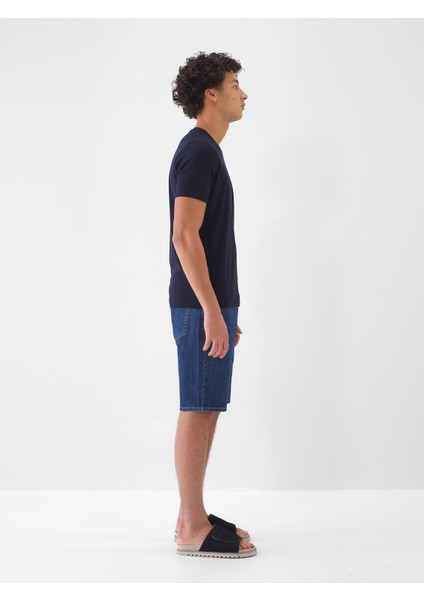 Slim Fit Baskılı Modal T-Shirt