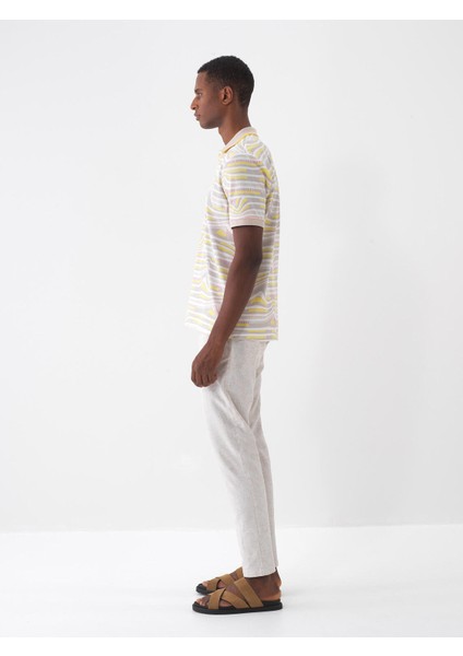Polo Yaka Pamuklu Regular Fit Baskılı T-Shirt fırsatları