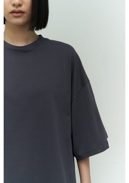 Collection Need Money Antrasit Oversize T-Shirt