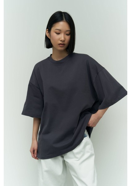 Collection Need Money Antrasit Oversize T-Shirt