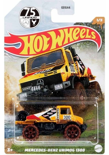 Mercedes-Benz Unimog 1300 Mud Runners 7cm Mini Model Araç