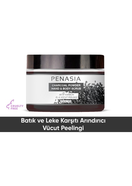 Aktif Karbon El & Vücut Peelingi
