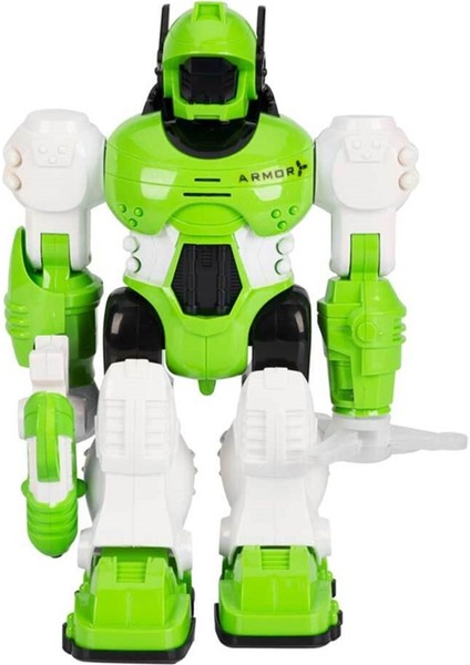 Storm Brave Sesli ve Işıklı Robot 25 cm 23891 Yeşil