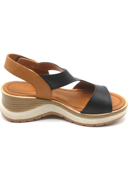 2409901 Kadın Deri Sandalet modelleri