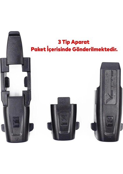 VETTE PLUS Multifit 510mm Silecek 10 Kola Uygun Aparat - 1 Adet