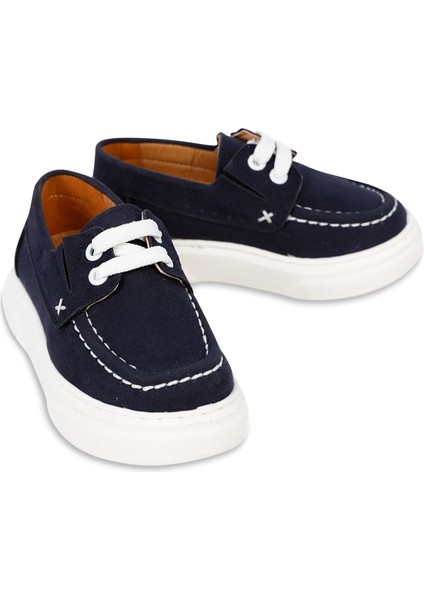 Erkek Çocuk Klasik Kundura Ayakkabı 26-30 Numara Lacivert fırsatları