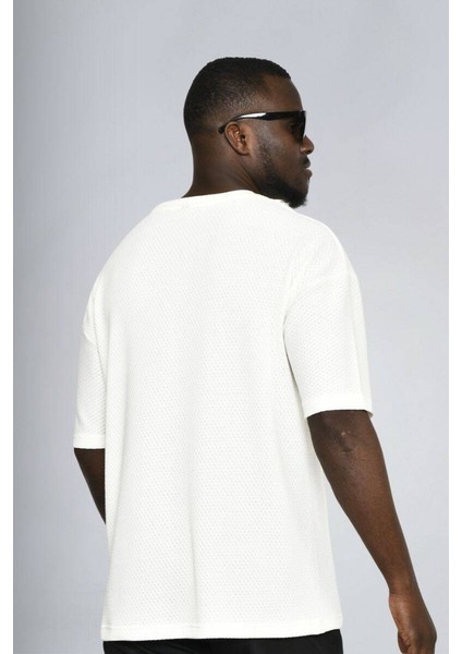 Ekru Basic Oversize T-Shirt modelleri