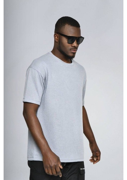 Gri Basic Oversize T-Shirt modelleri