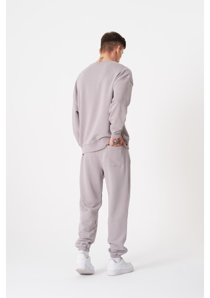 Erkek Basic Jogger Relaxed Gri Eşofman Altı fırsatları