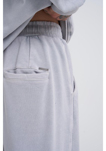 Erkek Yıkamalı Basic Baggy Ghost Eşofman Altı