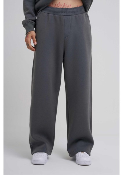 Erkek Baggy Oversize Duman Eşofman Altı