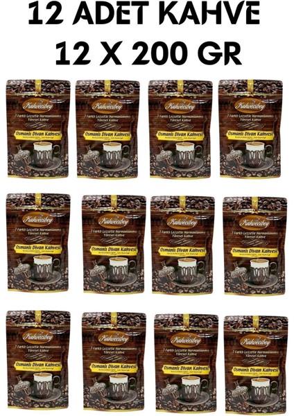 Kahvecibey Osmanlı Divan Kahvesi 200 gr 12X200 gr