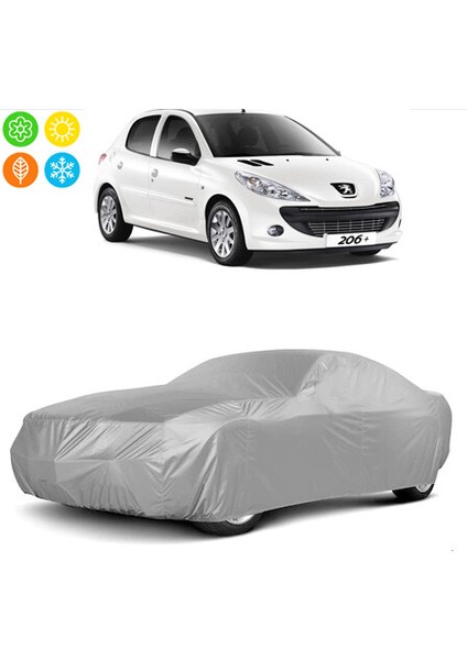 Peugeot 206 Branda Lüx Kalite Oto Brandası,araba Çadırı