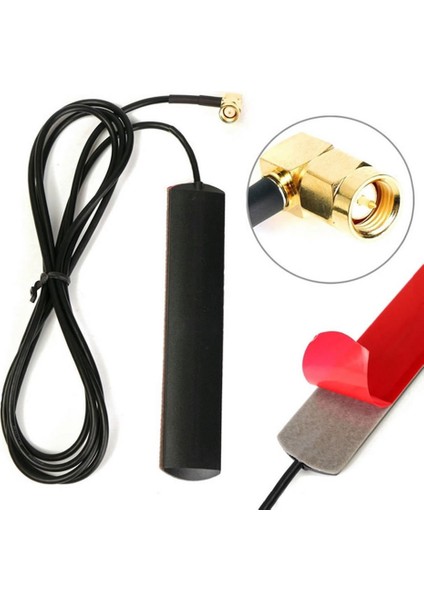 2.5dbi Patch Anten 1.5 Metre Sma Erkek 433MHZ 50OHM Anten Gsm Gprs Wifi Rf Sinyal Kuvvetlendirici 3m Yapıştırıcı Etiket 2g/3g/4g/gsm Lte