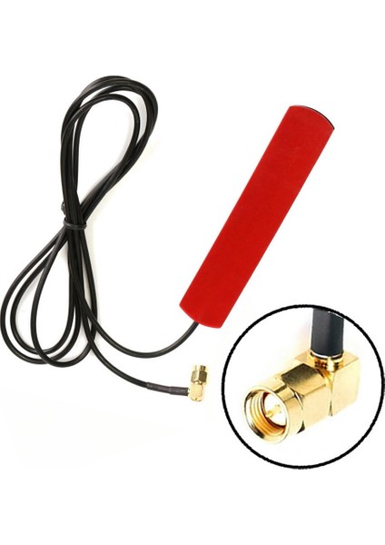 2.5dbi Patch Anten 1.5 Metre Sma Erkek 433MHZ 50OHM Anten Gsm Gprs Wifi Rf Sinyal Kuvvetlendirici 3m Yapıştırıcı Etiket 2g/3g/4g/gsm Lte
