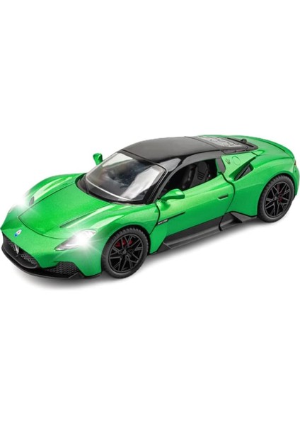 1:24 Maserati MC20 Model Araba Oyuncak Döküm Oyuncak Arabalar, Çinko Alaşımı Ses ve Işık ile Geri Çekin Oyuncak Araba Çocuklar Için Erkek Kız Hediyesi, Doğum Günü Hediyeleri, Kolek (Yurt Dışından)