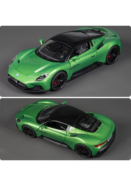 1:24 Maserati MC20 Model Araba Oyuncak Döküm Oyuncak Arabalar, Çinko Alaşımı Ses ve Işık ile Geri Çekin Oyuncak Araba Çocuklar Için Erkek Kız Hediyesi, Doğum Günü Hediyeleri, Kolek (Yurt Dışından) modelleri