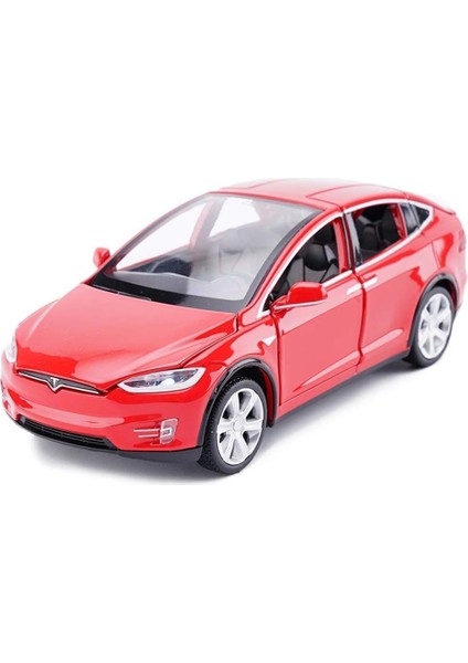 Araba Modeli x 1:32 Ölçekli Alaşım Döküm Işıklar ve Müzik ile Geri Çekin Elektronik Oyuncaklar, Mini Araçlar Oyuncaklar Çocuklar Için Hediye (Kırmızı) (Yurt Dışından)