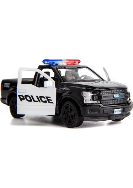1/36 Ölçekli Ford F150 Kamyonet Polis Arabası Modeli Için Uyumlu, Çinko Alaşım Die-Cast Geri Çekin Araçlar Çocuk Oyuncakları Erkek Kız Için Hediye (Siyah) (Yurt Dışından)