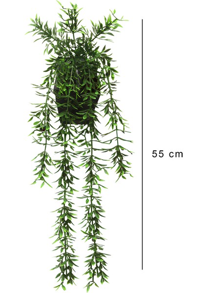 Yapay Yeşil Sarkıt Bitki Çiçek Okaliptus