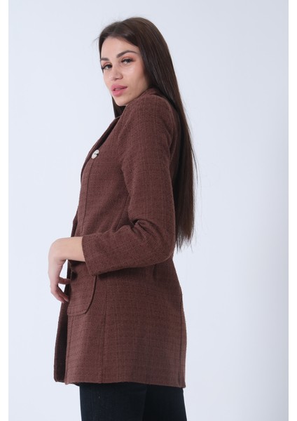 Kahve Tüvid Kumaş Ceket 4595020.05 indirimleri