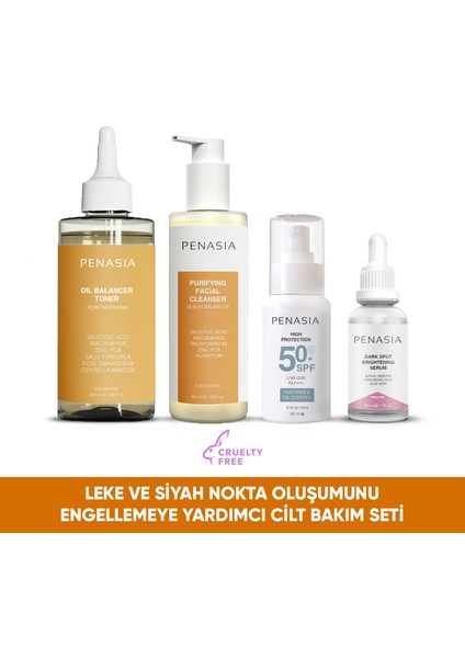 Leke ve Siyah Nokta Karşıtı Set