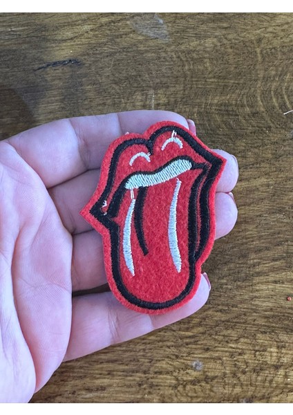 7x5 cm Ütü Ile Yapışan Dil Arma Yama Dikiş Aksesuarı