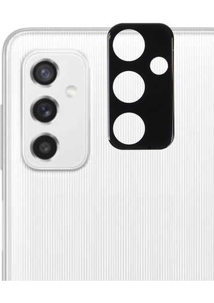 Samsung Galaxy M52 Kamera 3D Lens Koruyucu Cam Siyah