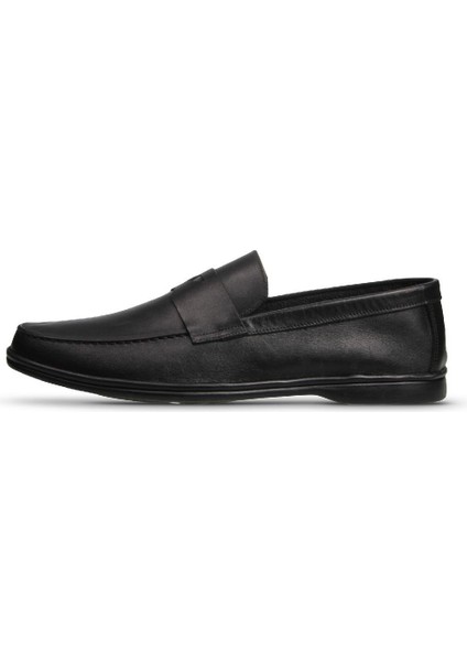 Mp  Erkek Slip-On Siyah Klasik Ayakkabı