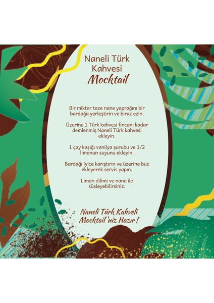 Mim And More Naneli Türk Kahvesi Nane Aromalı Türk Kahvesi 200 gr