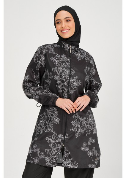 Nakış Desenli Tesettür Mayo modelleri