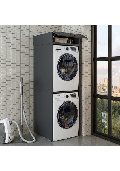 Banyo Dolabı 196,2 x 67 cm Çamaşır ve Kurutma Makinesi Dolabı modelleri