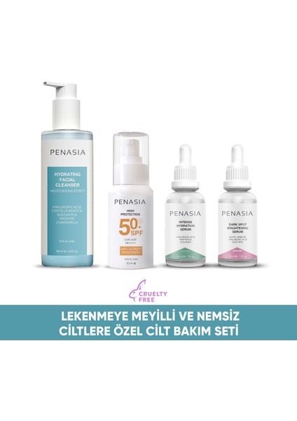 Lekelenmeye Meyilli ve Nemsiz Ciltlere Özel Set