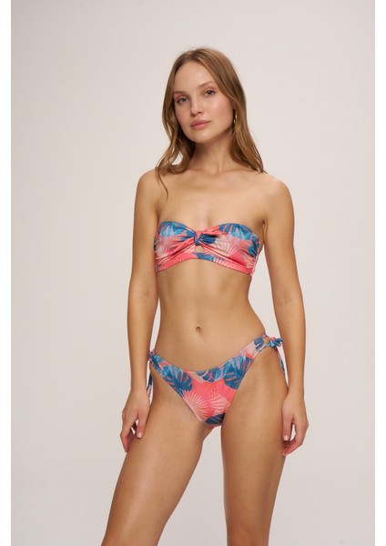 HR23BA007 Hawai Yandan Bağcıklı Bikini Alt