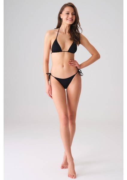 HR23BA001 Hazel Ip Bağcıklı Bikini Alt