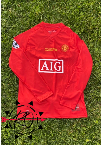 RODAK WEAR Manchester United 2007/2008 Cristiano Ronaldo Uzun Kollu Forması