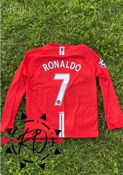 Manchester United 2007/2008 Cristiano Ronaldo Uzun Kollu Forması