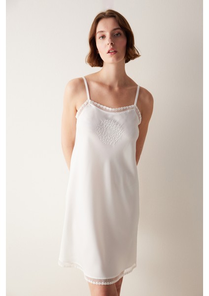 Bridal Dantel Lacy Beyaz Gecelik fiyatları