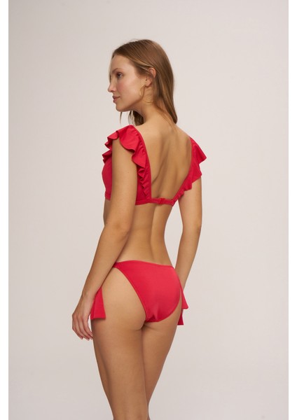 HR23BA005 Faux Tulum Bağcıklı Bikini Alt fiyatları
