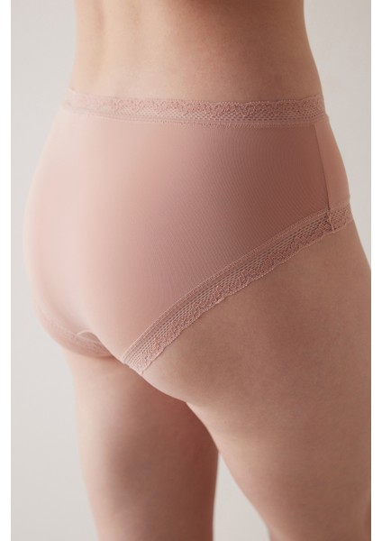 Easy Micro Lace Dantel Bej Hipster Külot fiyatları