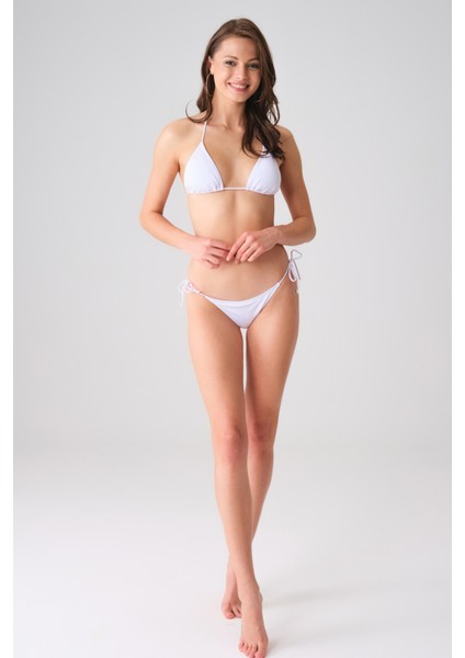 HR23BA001 Hazel Ip Bağcıklı Bikini Alt