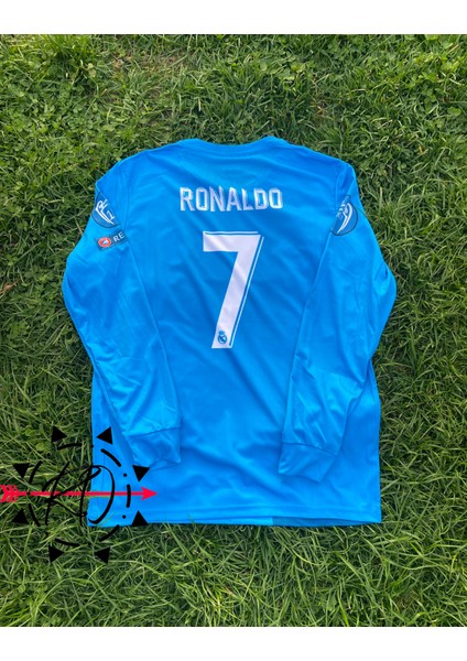 Real Madrid 2017/2018 Cristiano Ronaldo Uzun Kollu Forması