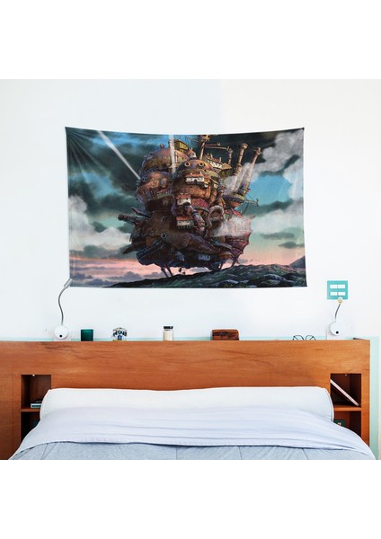 Howl's Moving Castle Duvar Örtüsü - 100 cm x 135 cm