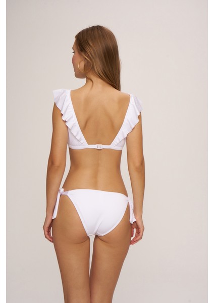 HR23BA005 Faux Tulum Bağcıklı Bikini Alt fiyatları
