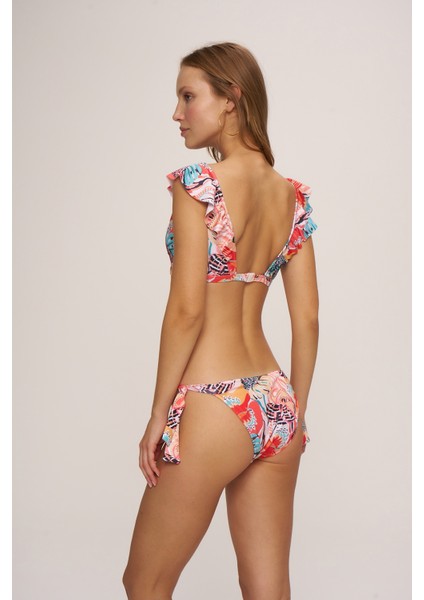 HR23BA005 Faux Tulum Bağcıklı Bikini Alt fiyatları