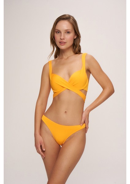 HR24BT002 Double Dolgulu Belden Bağlamalı Bikini