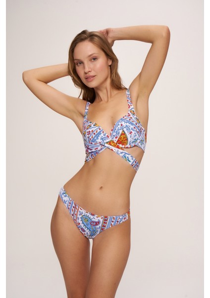 Pierre Cardin HR24BT002 Double Dolgulu Belden Bağlamalı Bikini