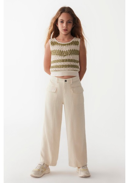 Kız Pantolon 24YNK56710 modelleri