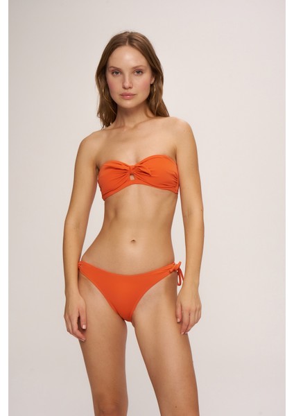 HR23BU007 Clara Fiyonklu Straplez Bikini Üst